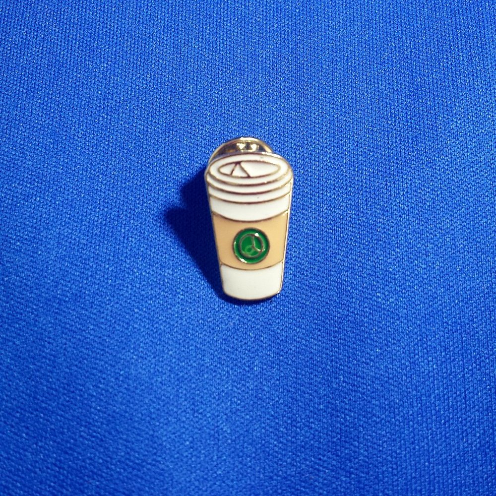 Hot Cup of Coffee To Go Pin